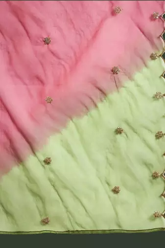 Embroidered a-line kurta sets