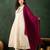 Round neck embroidered a-line kurta sets