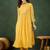 V neck embroidered kurta sets