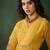 V neck embroidered kurta sets