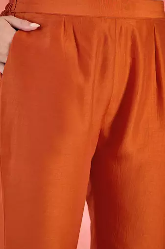 Sequence embroidered kurta pant with dupatta