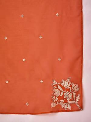 Sequence embroidered kurta pant with dupatta 4