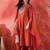 Zari sequence cording embroidery with lace a line kurta with trousers & dupatta