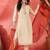 Chinin zari sequence piping worked kurta with trousers & dupatta