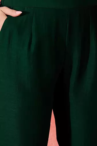 Zari sequence thread embroidery kurta with trousers & dupatta