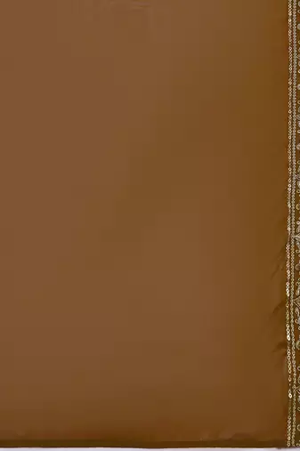 Embroidered v-neck kurta, trousers & dupatta set