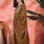 Embroidered v-neck kurta, trousers & dupatta set