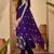 Floral embroidered thread embroidered a-line kurta with trousers & dupatta