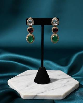 Royal navratna kundan set (necklace & earrings) 4