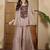 Women beige embroidered silk blend kurta sets