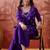 Embroidered straight kurta with palazzos