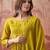 Embroidered & zari-detailed a-line kurta sets with dupatta