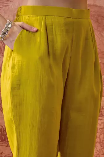 Embroidered & zari-detailed a-line kurta sets with dupatta