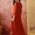 Embroidered round neck kurta & palazzos