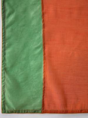 Embroidered v-neck kurta trousers & dupatta 4