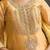 Embroidered round neck straight kurta & trousers with dupatta