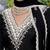 Embroidered v-neck straight kurta & palazzos with dupatta
