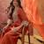 Embroidered  round neck kurta & palazzos with dupatta