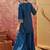 Embroidered  round neck kurta & palazzos