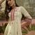 Embroidered round neck kurti & palazzos