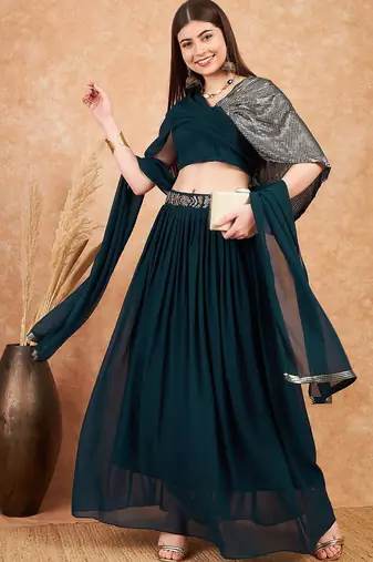 Embroidered lehenga choli