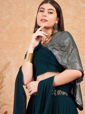 Embroidered lehenga choli 2