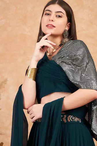 Embroidered lehenga choli