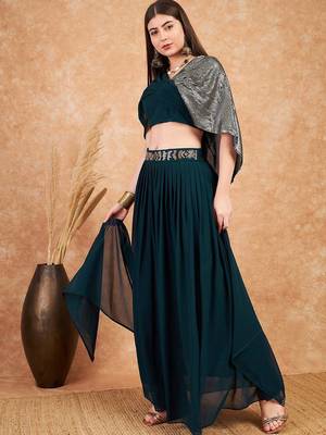 Embroidered lehenga choli 5