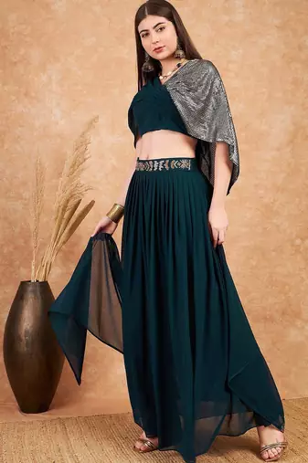 Embroidered lehenga choli