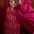 Zari sequence embroidered straight kurta & trousers with dupatta