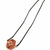 Traditional mangalsutra with peach kundan pendant, black bead chain, gold-toned, ethnic indian jewellery