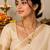 Traditional gold-plated mangalsutra with black beads, multicolour stone pendant and ruby drops