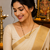 Gold-plated mangalsutra with black beads chain, cz stone pendant, traditional indian bridal jewellery