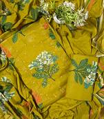 Women's  Cotton Unstitched Salwar Suit Material With Dupatta