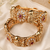 Gajapushpa Premium Gold Plated Temple Kada