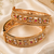 Ratnaveni Heritage Gold Plated Stone Kada