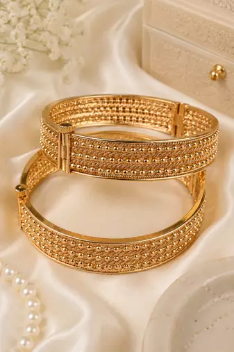Suvarnasutra Gold Plated Kada