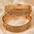 Premium Floral Weave Gold Plated Bangles