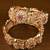 Gajapushpa Premium Gold Plated Temple Kada