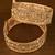 Svarnajaali Heritage Gold Plated Temple Kada