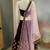 Womens's Velvet Traditional Motiff Semi-Stitched Lehenga Choli With Dupatta Set
