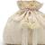  noor edit ivory faux silk botanical embroidered potli