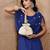 noor edit ivory faux silk botanical embroidered potli