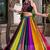 Multicolor Navratri Lehenga Choli for Women, Navrang Chaniya Choli, Mirror Work Blouse