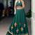 Green Navratri Lehenga Choli for Women, Gamthi Work Chaniya Choli, Mirror Work Garba Dress