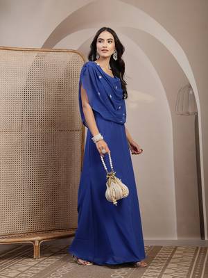 lotus antique gold pearl & sequin embellished potli 8