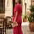Women's pink solid short sleeve top with elastic waist trousers co-ord