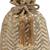   noor edit metallic gold suede sequin embellished potli