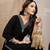   noor edit metallic gold suede sequin embellished potli