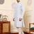 light blue rayon silk straight viscose silk textured effect kurta